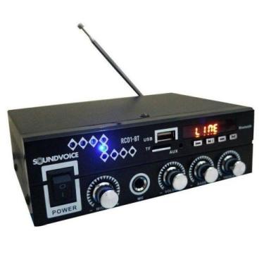 Imagem de Amplificador Soundvoice RC01-BT 60 Watts - Bluetooth-USB-FM-