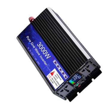 Imagem de 72v to 110v,Inversores de energia de onda senoidal pura, inversor solar de carro 3000W DC 12V 24V 48V 60V 72V para AC 110V 220V com tela LCD 2 pontos de venda dupla
