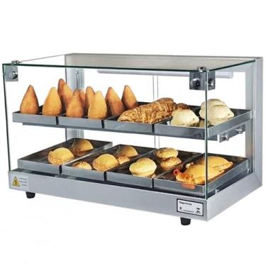 Imagem de BD8 - Estufa Beta para salgados de 8 bandejas Dupla Prata - 220V - Ome