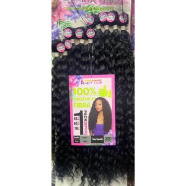 Imagem de Cabelo de Fibra Orgânica Anjo Cor 1B - Fashion Line