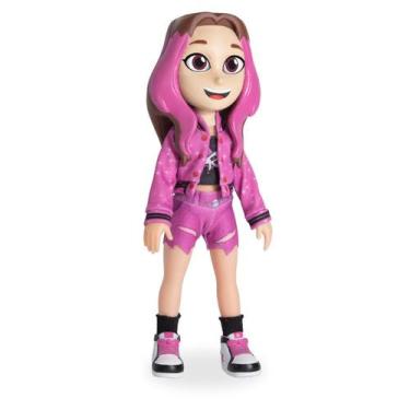 Imagem de Boneca Emilly Vick Dos Rosa Youtuber Vinil 25cm - Baby Brink, Emilly V
