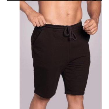 Imagem de Bermuda Moda Fitness Moletom Masculina-Masculino