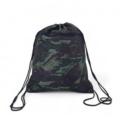Imagem de Bolsa sacochila saquinho esportivo cordao mochila academia