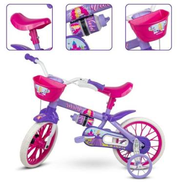 Imagem de Bicicleta Infantil Aro 12 C/ Garrafinha Feminina Idade 2 A 5 Anos Pass