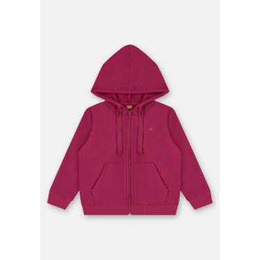Imagem de Jaqueta Infantil Feminina em Molecotton Básico Up Baby, Rosa, 3