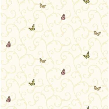 Imagem de Papel De Parede All Kids Borboletas H2910903 Rolo 10m X 0,53m