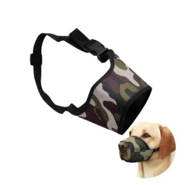 Imagem de Focinheira Ajustável Pet Cães Cachorros Poliéster Resistente