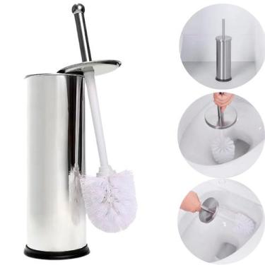 Imagem de Escova Sanitária Inox Higiene Banheiro Descontaminação - RELET
