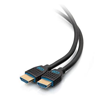 Imagem de Cabo HDMI C2G 50184 Premium 4K de alta velocidade com Ethernet, 4K 60 Hz, preto (10 pés, 3,04 metros)