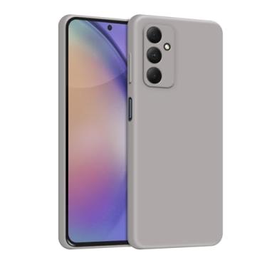 Imagem de Capa Capinha Case Para Samsung Galaxy S24 FE Silicone Aveludado Proteção Premium (CINZA)