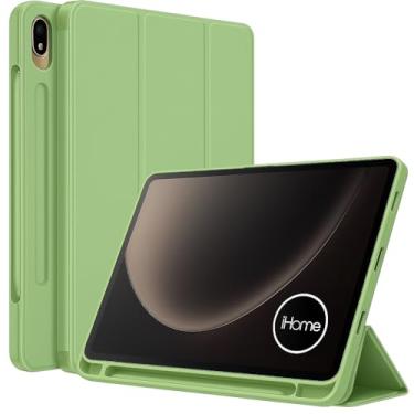 Imagem de Capa Case PREMIUM Anti Impacto com suporte para S Pen compatível com Samsung Galaxy Tab S9 e S9 FE (Verde Menta)