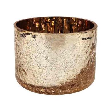 Imagem de Castiçal Vaso De Vidro Rose Gold 12Cm - Zona Livre
