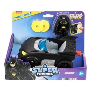 Imagem de Imaginext Batmobile Batman Lançador Discos Veículo Mattel JFJ67