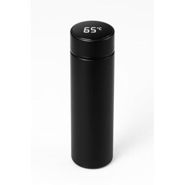 Imagem de Garrafa Térmica 3D inteligente com sensor de temperatura-500 ml preta