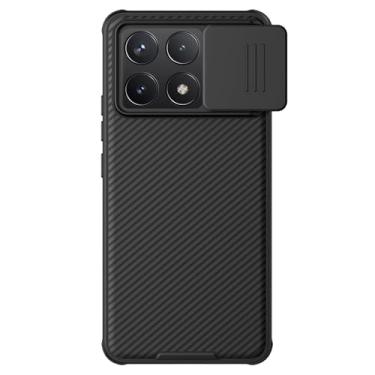 Imagem de Nillkin Capa Compatível com Xiaomi Poco F6 Pro Modelo Camshield Pro Anti Impacto - Preto