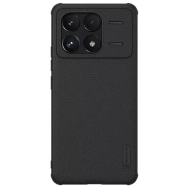 Imagem de Nillkin Capa Anti Impacto Frosted Pro Compatível com Xiaomi Poco F6 Pro - Preto