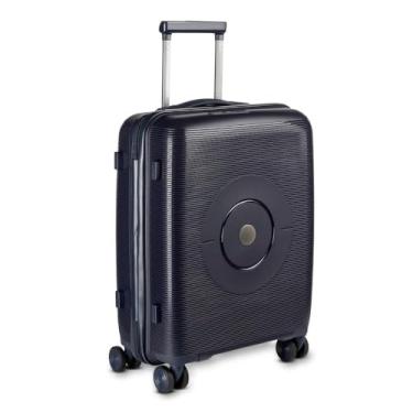 Imagem de Mala de Bordo 40L Rodas 360° Azul Com Cadeado e USB Viagem Aeroporto Avião Ônibus
