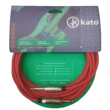 Imagem de Cabo kato instrumento p10/p10 5m, Preto