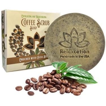 Imagem de Esfoliante de café Soap Bar Relaxcation com manteiga de cacau orgânica