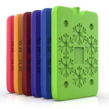 Imagem de Conjunto de bolsas de gelo TrekProof, lancheira multicolorida, 6 peças