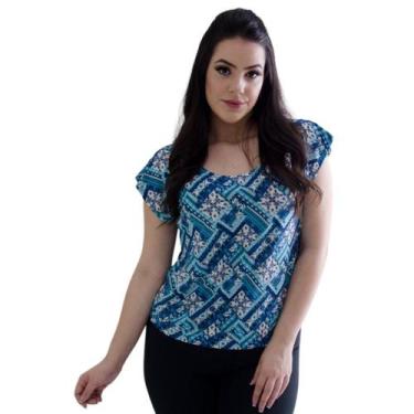 Imagem de Blusa Feminina Liganete Manga Japonesa com Barra Plus Size - Raio De L