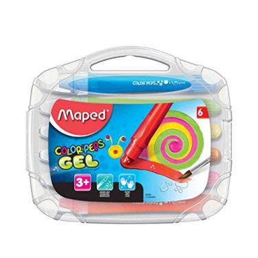 Imagem de Giz Gel Aquarelável, Maped, Color Peps Macio, 6 Cores