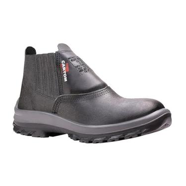 Imagem de Bota Botina Segurança Trabalho Ca E Bico Pvc Masculina Epi TAMANHO:42