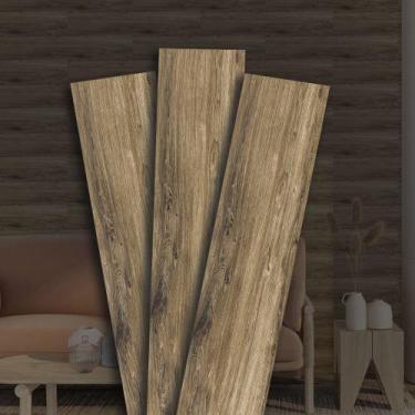 Imagem de Kit Placas Painel Revestimento De Parede Efeito Madeira Montável - PAP