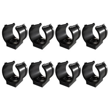 Imagem de Kit 8 Abraçadeira Impacto Cano Tubo 25Mm 3/4`` Preta Estrela