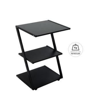 Imagem de Carrinho Mesa Auxiliar Organizador Z Metálico Clinicas Estética Salões