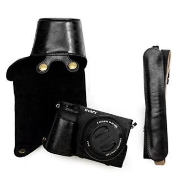 Imagem de Capa protetora Kinokoo para Sony A6400 e capa de câmera de lente 16-50 mm Sony a6400, Preto
