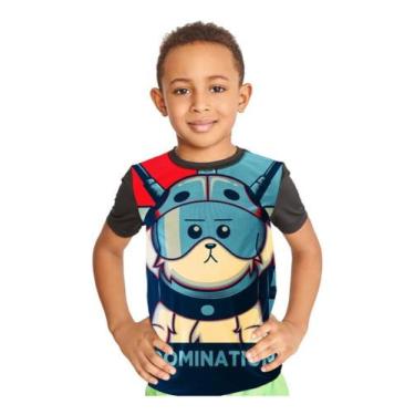 Imagem de Camiseta Infantil  Rick And Morty Bola De Neve Ref:672 - smoke, Preto,