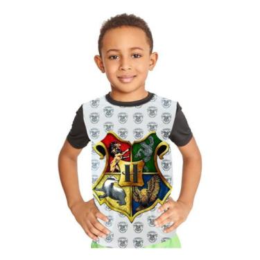 Imagem de Camiseta Infantil Harry Potter Hogwarts Full Print Ref:393 - smoke, Pr