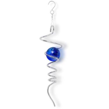 Imagem de Estabilizador giratório Gazing Ball Spiral Tail Wind Catcher, decoraçã