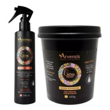 Imagem de Kit Arvensis Cachos Spray Day After + Geleia Alta Fixação