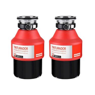 Imagem de KIT FRANKE 2 TRITURADORES DE RESÍDUOS MOD 75 3/4HP 110V