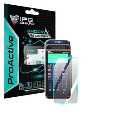 Imagem de IPG Protetor de tela ProActive feito para PAX A910SF SmartPOS tela sensível ao toque rigidez 9H película nano cerâmica ultra responsiva para A910SF