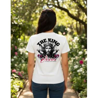 Imagem de Camiseta Feminina Tshirt Gospel Cristã Blusinha Religião Fé - Religião