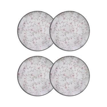Imagem de Conjunto 4 Pratos Sobremesa 19cm Porcelana Floralis Tramontina