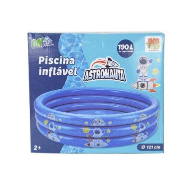 Imagem de Piscina inflavel astronauta 190l - dm toys - DM BRASIL