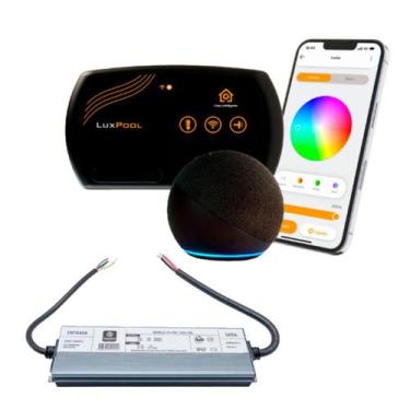 Imagem de Control. SmartLux e Fonte Blindada IP68 Fasgold 12V 10A 120W - Luxpool