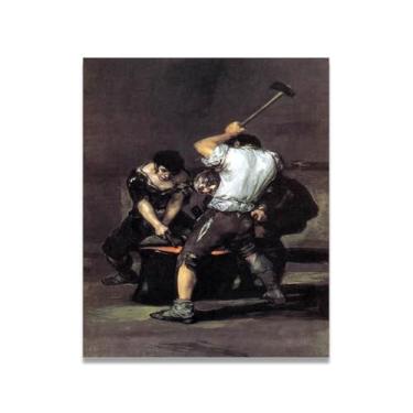Imagem de A Junta das FilipinasFrancisco De Goya Impressão em tela romântica espanhola - Obra-prima do influente pintor romântico 20 x 30 cm emoldurado