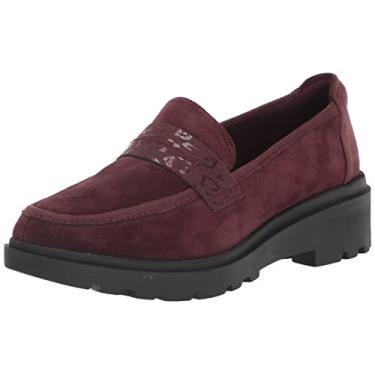Imagem de Clarks Mocassim feminino Calla Ease, Camurça vinho, 37