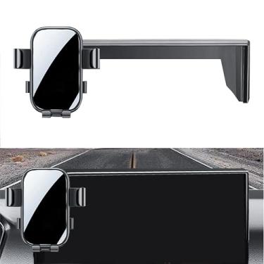 Imagem de RSLUX Suporte de telefone para Toyota Camry 2024 2023 2022 2021 acessórios com tela sensível ao toque de 17.8 cm clipe fixo suporte para celular viva-voz rotação de 360 graus para todos os telefones