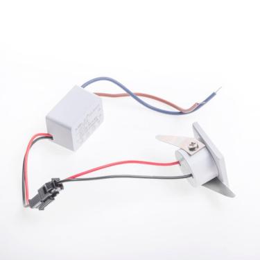 Imagem de Mini Spot Led De Embutir Quadrado 1w 3000k Branca