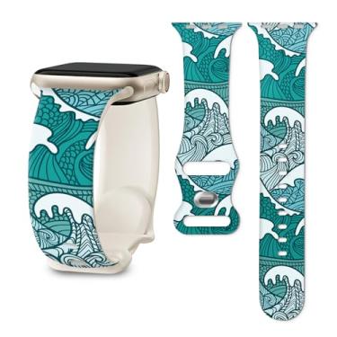 Imagem de Pulseira de substituição para iWatch Ultra2/1 SE séries 10, 9, 8, 7, 6, 5, 4, 3, 2 e 1 - Mar