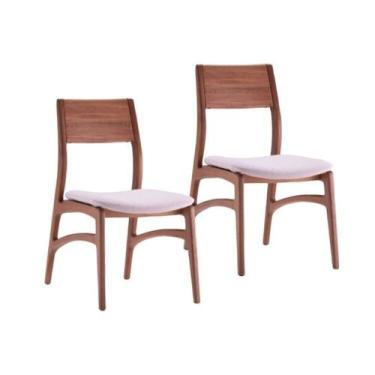 Imagem de Conjunto 2 Cadeiras Madeira Maciça Alento - Elegance Decor