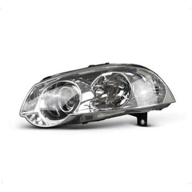 Imagem de Farol Fiat Palio/strada/siena 2009 Ate 2013 Com Foco Duplo Cromado Lad