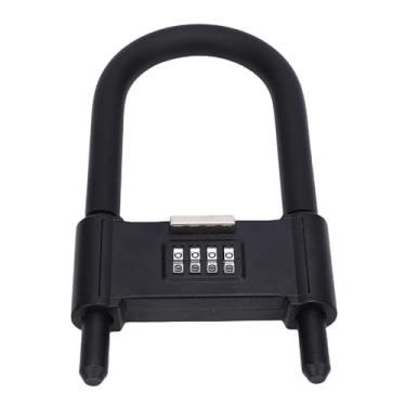 Imagem de Dpofirs Cadeado Longo Combinação Forma de u do Fechamento Manilha para a Cerca do Galpão Porta de Vidro, Fechamento Portátil e Versátil para Bicicletas, Material Liga de Zinco