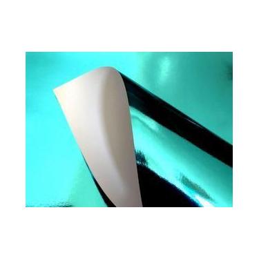 Imagem de Papel Laminada A4 250 gramas Verde Lamicote - 5 Folhas - Metallik